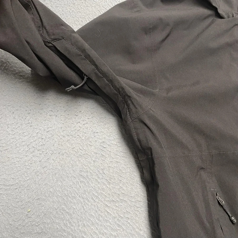 The North Face Jacket Mens Small Black DryVent Hooded Waterproof Windbreaker